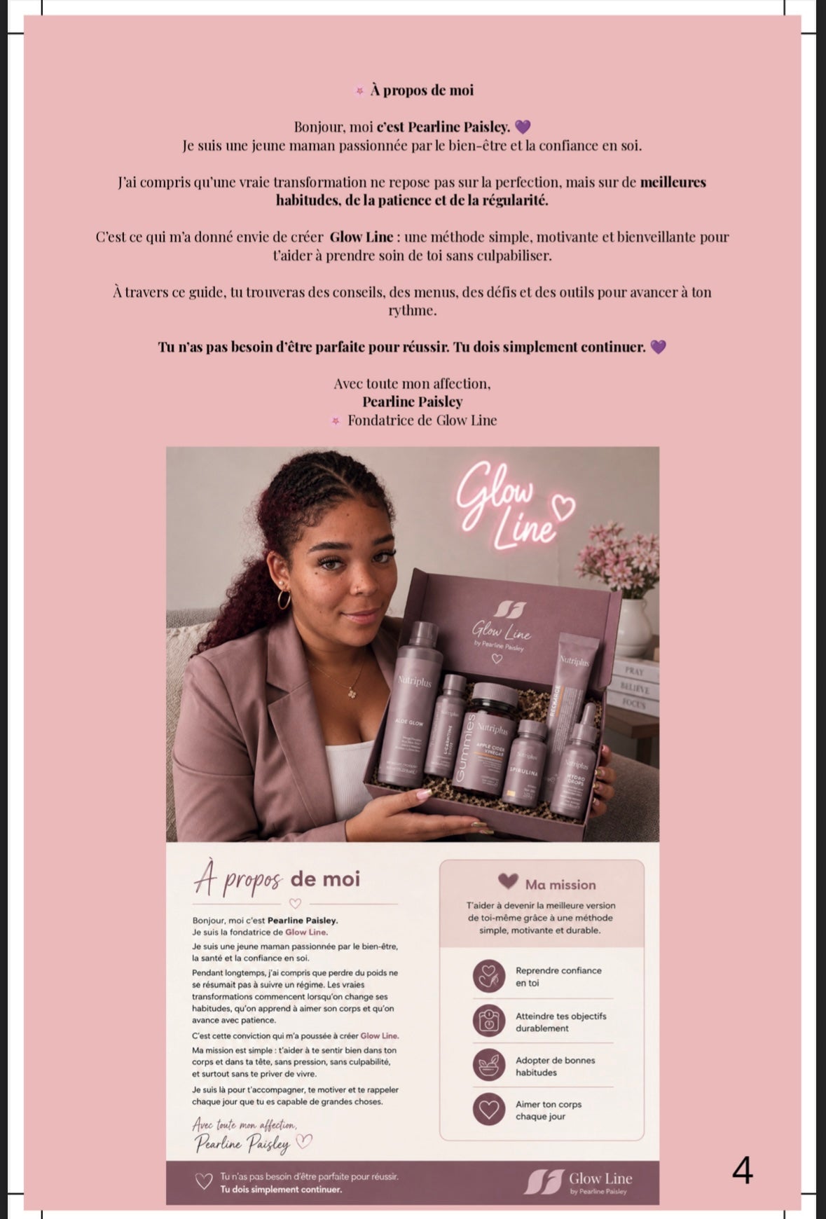 E-book Glow Line – Programme bien-être & menus 7 jours