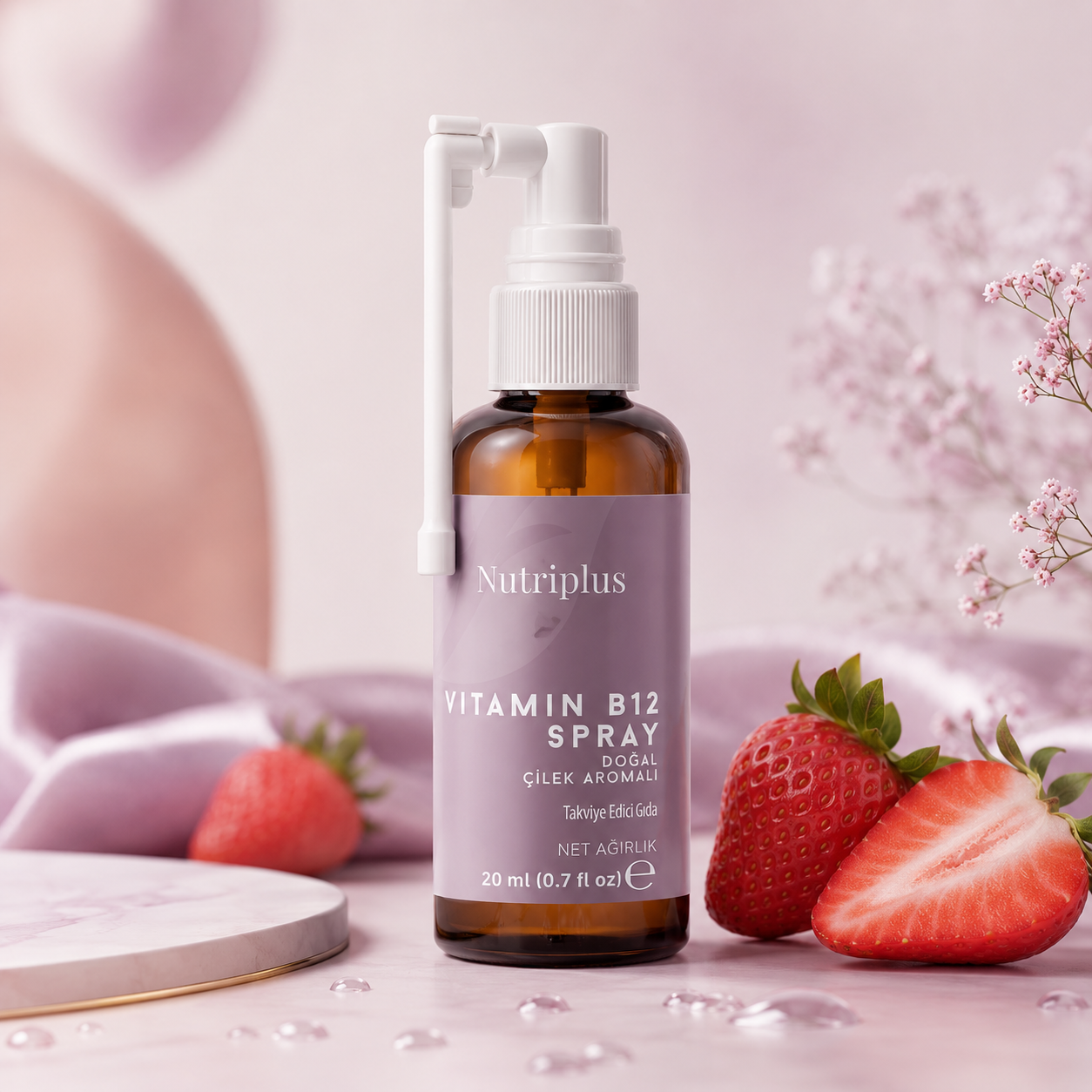 Vitamine B12 Spray Nutriplus – Goût fraise